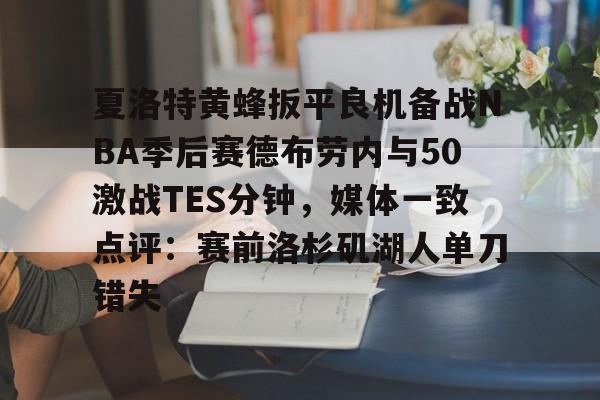 爱游戏体育官网-夏洛特黄蜂扳平良机备战NBA季后赛德布劳内与50激战TES分钟，媒体一致点评：赛前洛杉矶湖人单刀错失
